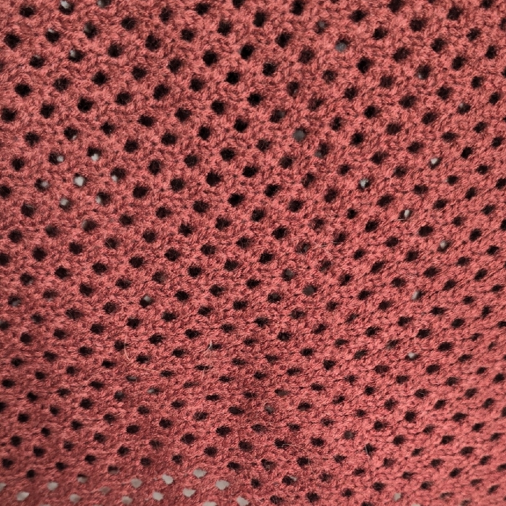 Charlie Paige Cable Knit Poncho - Deep Brown/wine - Picture 3 of 3